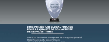 L’UIB primée par Global Finance pour la qualité de ses services Titres
