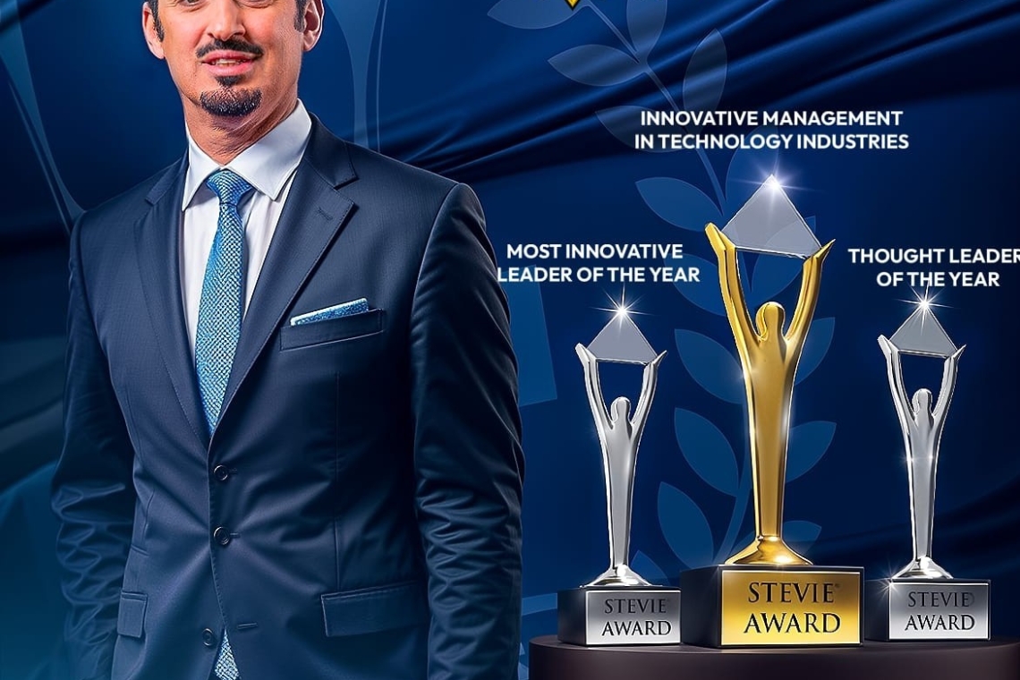 Mansoor Rashid Al-Khater, CEO de Ooredoo Tunisie, obtient TROIS AWARDS AUX STEVIE® AWARDS 2025