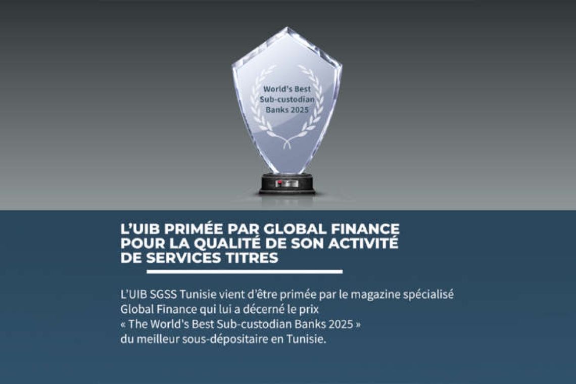 L’UIB primée par Global Finance pour la qualité de ses services Titres